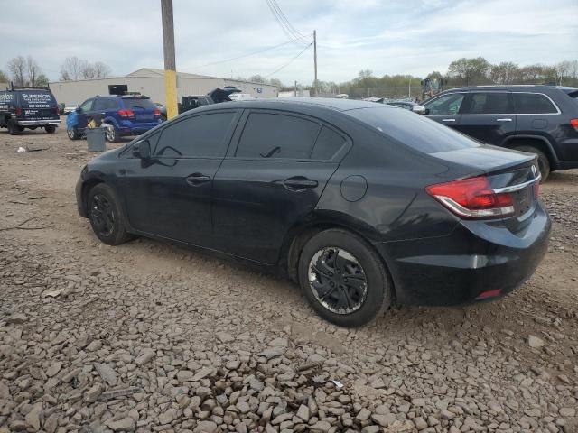 19XFB2F55DE274567 - 2013 HONDA CIVIC LX BLACK photo 2