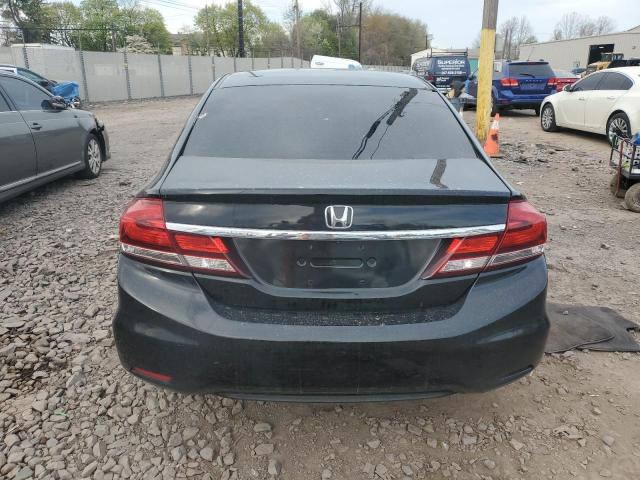 19XFB2F55DE274567 - 2013 HONDA CIVIC LX BLACK photo 6