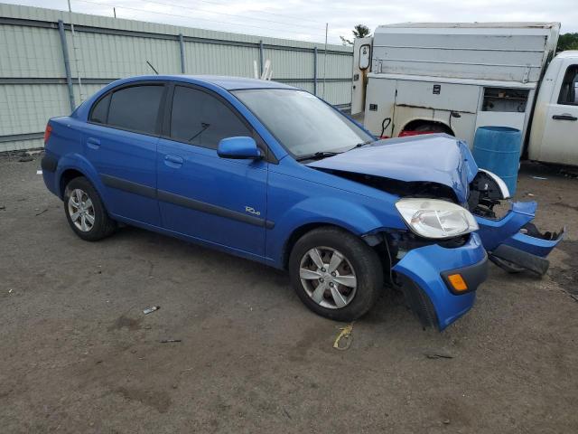 KNADE223096487312 - 2009 KIA RIO BASE BLUE photo 4