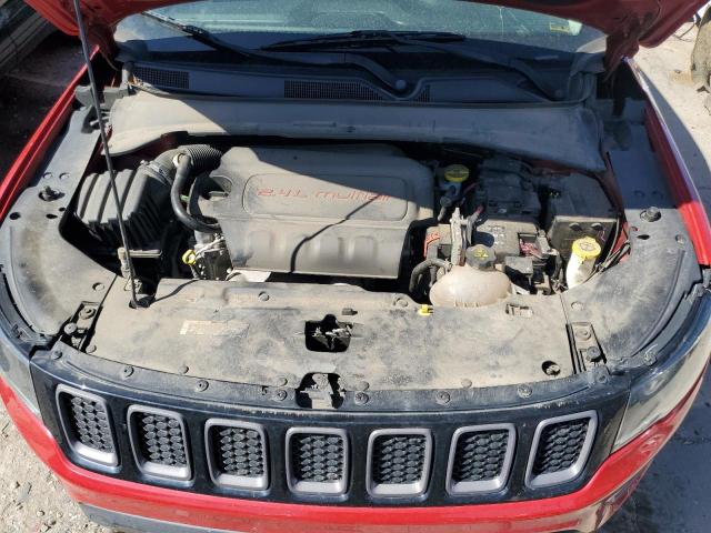 3C4NJDDB1HT667857 - 2017 JEEP COMPASS TRAILHAWK RED photo 12