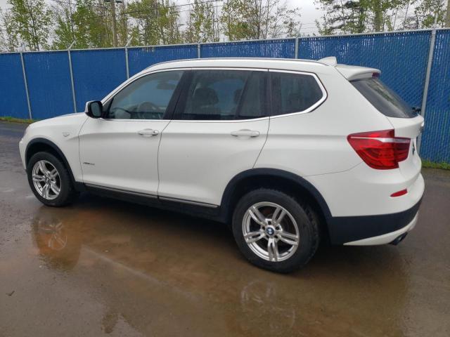 5UXWX7C54DL978302 - 2013 BMW X3 XDRIVE35I WHITE photo 2