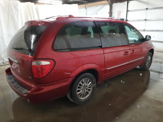 2C8GP64LX3R148084 - 2003 CHRYSLER TOWN AND C LIMITED RED photo 3