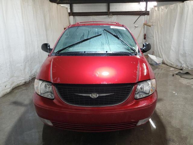 2C8GP64LX3R148084 - 2003 CHRYSLER TOWN AND C LIMITED RED photo 5