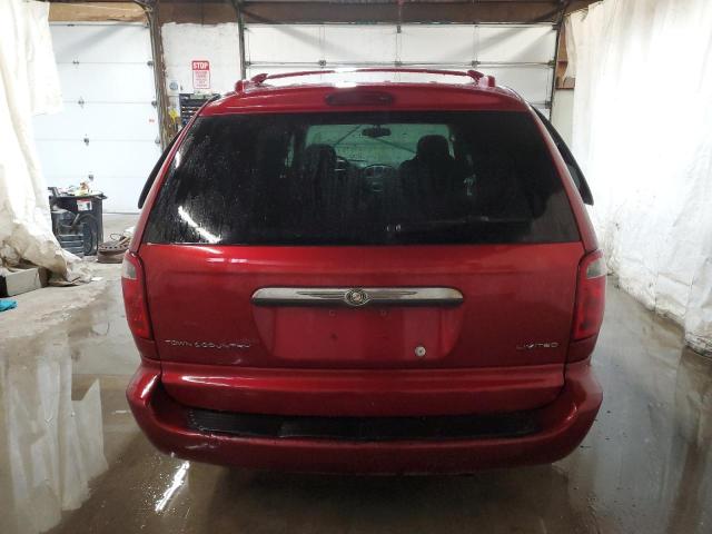 2C8GP64LX3R148084 - 2003 CHRYSLER TOWN AND C LIMITED RED photo 6