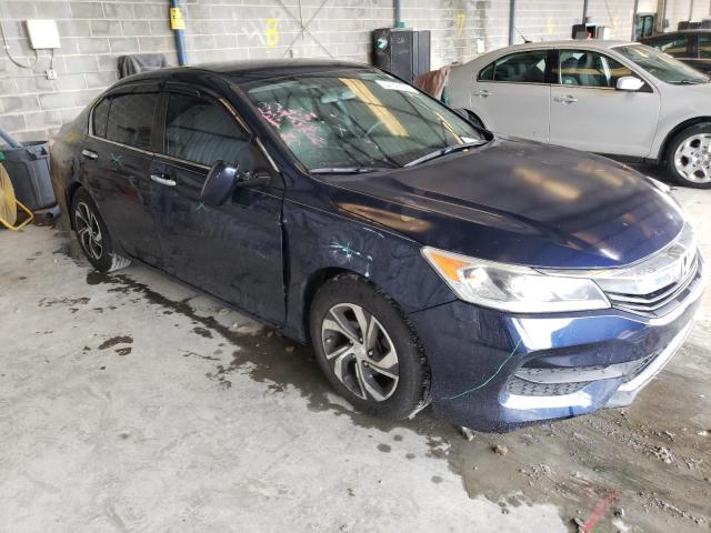 1HGCR2F34HA156968 - 2017 HONDA ACCORD LX BLUE photo 4