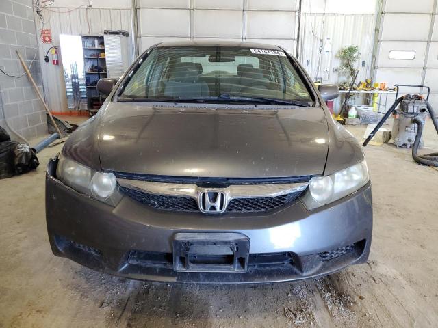 19XFA165X9E032751 - 2009 HONDA CIVIC LX GRAY photo 5