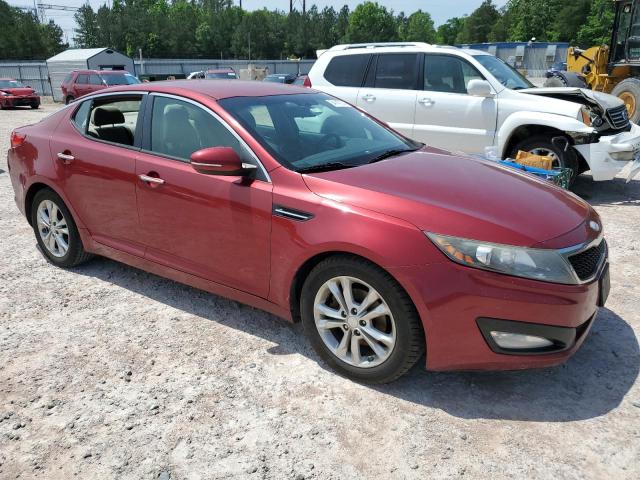 5XXGM4A79DG184266 - 2013 KIA OPTIMA LX RED photo 4