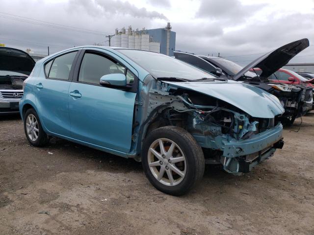 JTDKDTB37D1043448 - 2013 TOYOTA PRIUS C BLUE photo 4