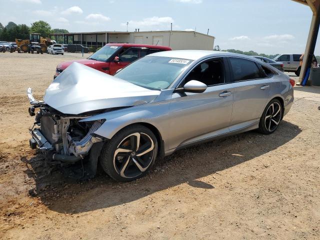 1HGCV1F3XJA142875 - 2018 HONDA ACCORD SPORT SILVER photo 1