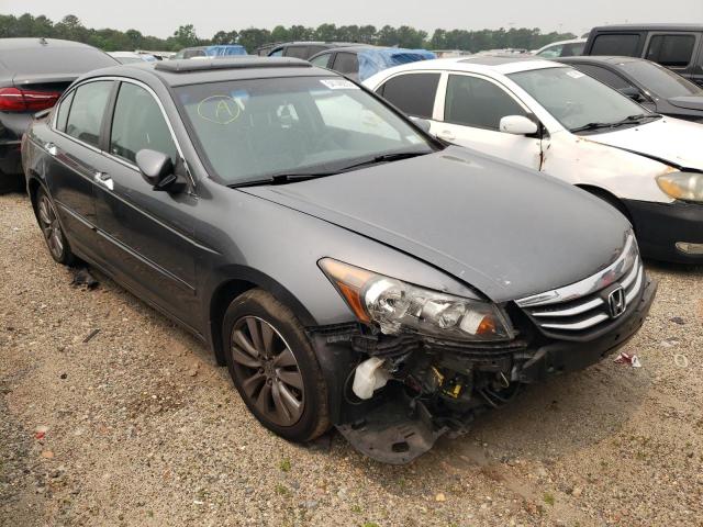 1HGCP3F81CA019616 - 2012 HONDA ACCORD EXL GRAY photo 4