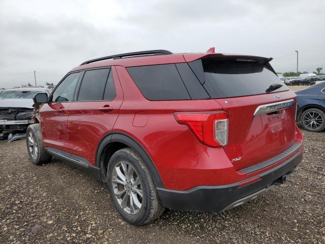 1FMSK7DH9LGB20916 - 2020 FORD EXPLORER XLT RED photo 2