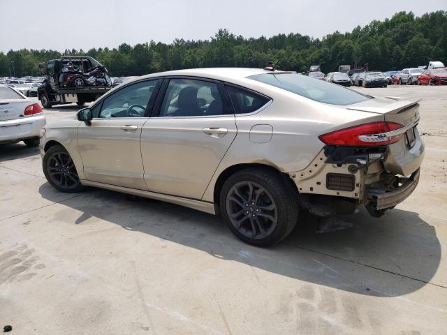 3FA6P0H74JR104036 - 2018 FORD FUSION SE GOLD photo 2