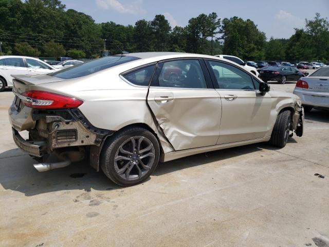 3FA6P0H74JR104036 - 2018 FORD FUSION SE GOLD photo 3