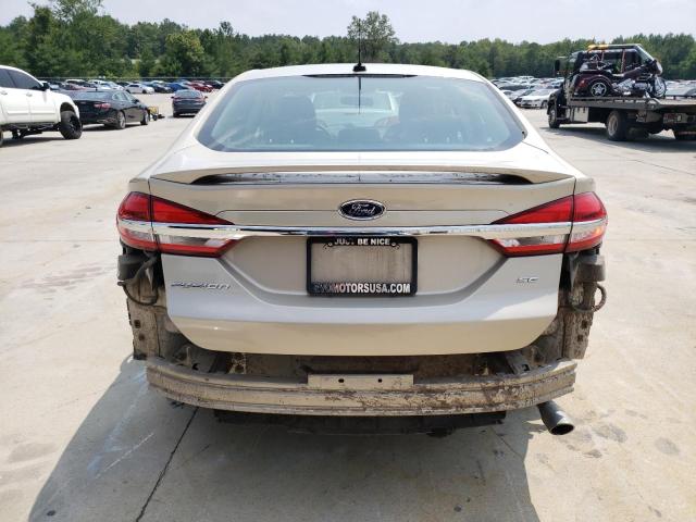 3FA6P0H74JR104036 - 2018 FORD FUSION SE GOLD photo 6