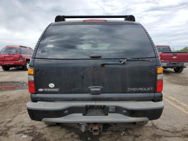 1GNEK13T65R244421 - 2005 CHEVROLET TAHOE K1500 BLACK photo 6