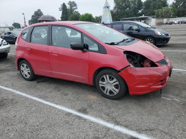 JHMGE8H26AS002652 - 2010 HONDA FIT RED photo 4