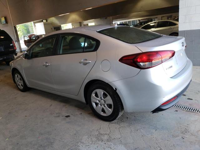 3KPFK4A77HE029098 - 2017 KIA FORTE LX SILVER photo 2