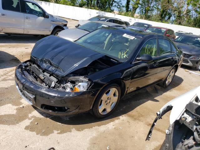 2G1WD58C689117084 - 2008 CHEVROLET IMPALA SUPER SPORT BLACK photo 1