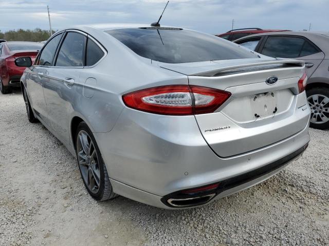 3FA6P0K9XER254412 - 2014 FORD FUSION TITANIUM SILVER photo 3