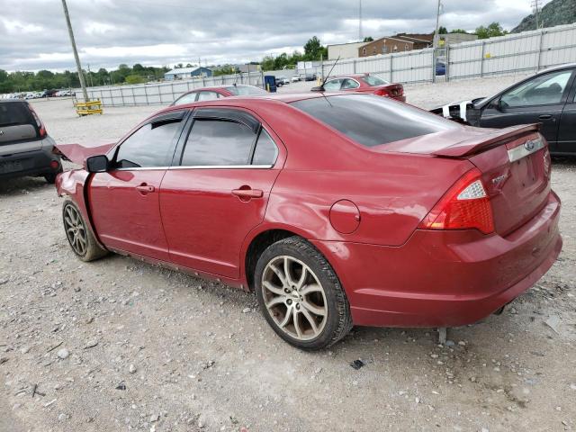 3FAHP0KC9AR241259 - 2010 FORD FUSION SPORT RED photo 2