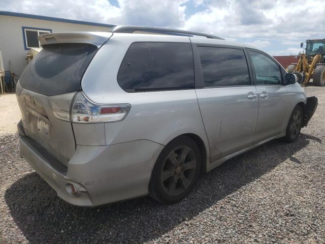 5TDXK3DC8FS572180 - 2015 TOYOTA SIENNA SPORT SILVER photo 3