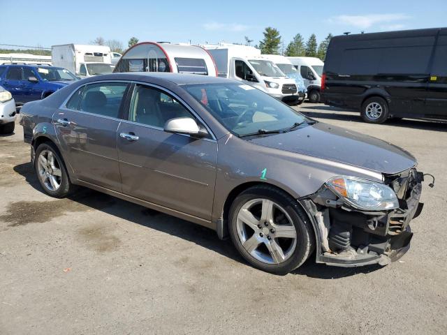 1G1ZF5E75CF189974 - 2012 CHEVROLET MALIBU 3LT ნაცრისფერი ფოტო 4