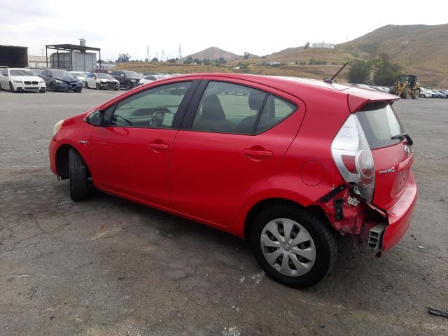 JTDKDTB3XD1543832 - 2013 TOYOTA PRIUS C RED photo 2