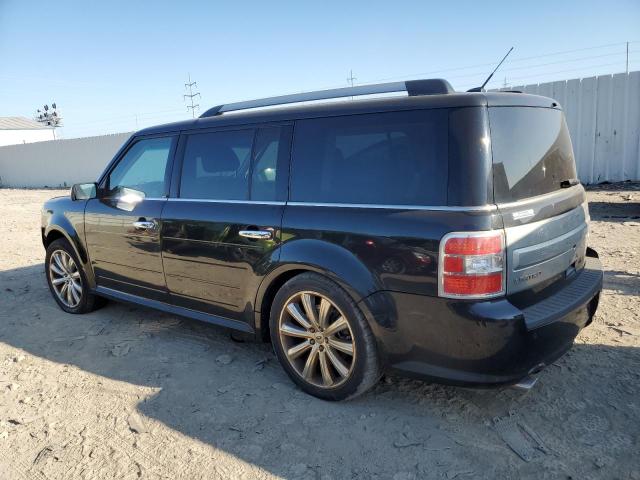 2FMGK5D89EBD27665 - 2014 FORD FLEX LIMITED BLACK photo 2