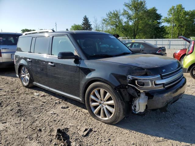 2FMGK5D89EBD27665 - 2014 FORD FLEX LIMITED BLACK photo 4