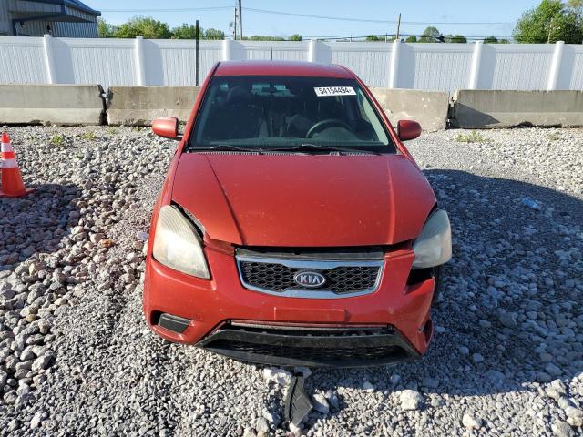 KNADH4A35A6678099 - 2010 KIA RIO LX RED photo 5