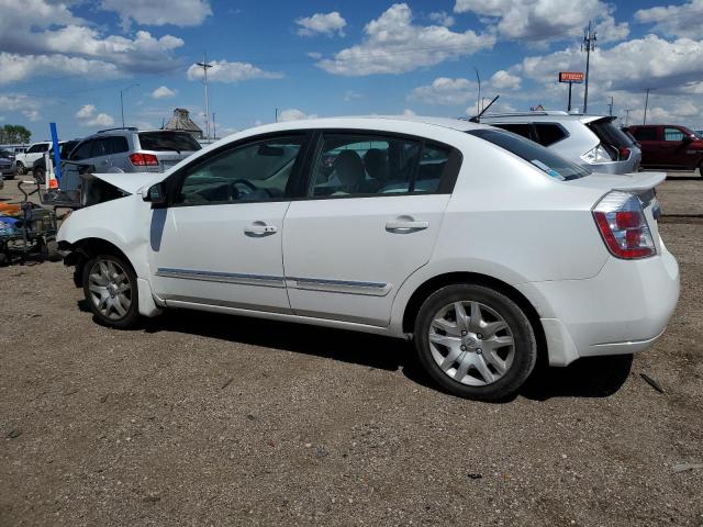 3N1AB6AP0CL607037 - 2012 NISSAN SENTRA 2.0 WHITE photo 2