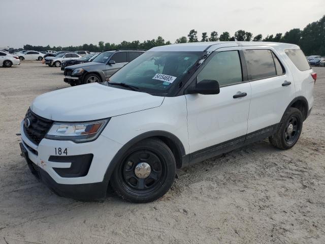 1FM5K8AR7JGA83443 - 2018 FORD EXPLORER POLICE INTERCEPTOR WHITE photo 1
