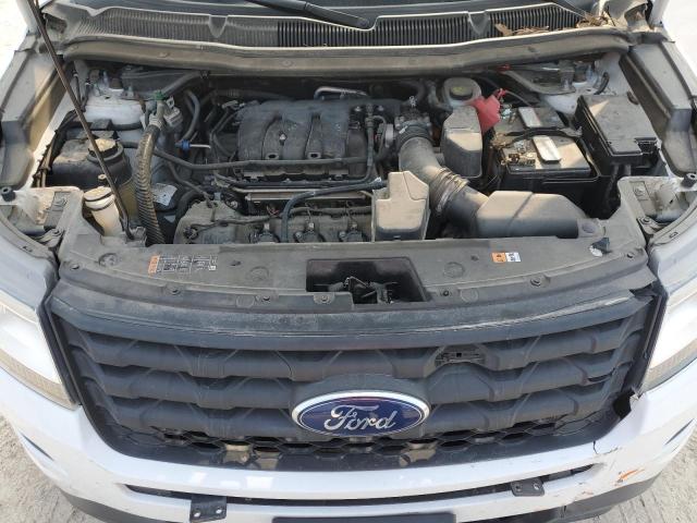 1FM5K8AR7JGA83443 - 2018 FORD EXPLORER POLICE INTERCEPTOR WHITE photo 12