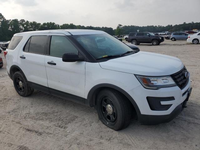 1FM5K8AR7JGA83443 - 2018 FORD EXPLORER POLICE INTERCEPTOR WHITE photo 4