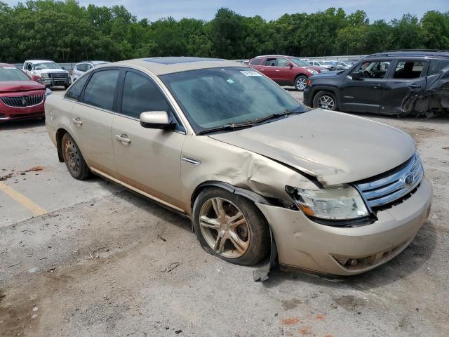 1FAHP24W78G102896 - 2008 FORD TAURUS SEL BEIGE photo 4