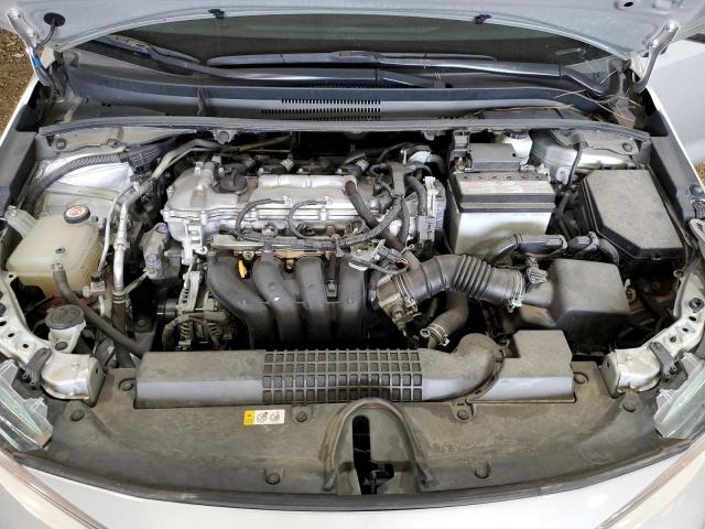 5YFEPRAE6LP135493 - 2020 TOYOTA COROLLA LE SILVER photo 11