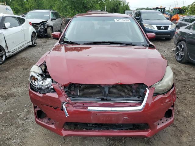 JF1GJAB69GH007694 - 2016 SUBARU IMPREZA PREMIUM RED photo 5