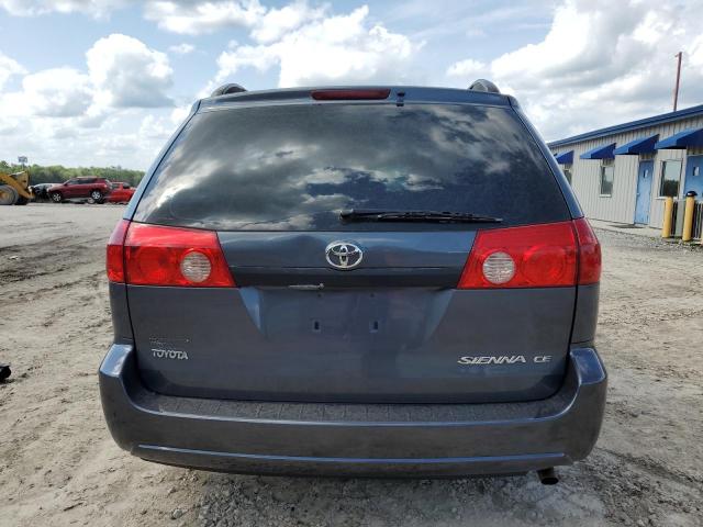 5TDZK23CX7S000467 - 2007 TOYOTA SIENNA CE BLUE photo 6