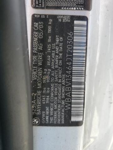 WBABV13464JT20306 - 2004 BMW 325 CI SULEV SILVER photo 12