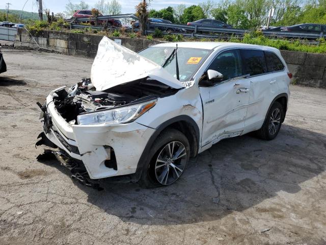 5TDBGRFH6HS034202 - 2017 TOYOTA HIGHLANDER HYBRID WHITE photo 1