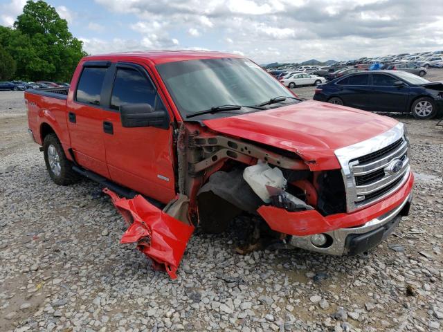 1FTFW1ET6DFB04111 - 2013 FORD F150 SUPERCREW RED photo 4