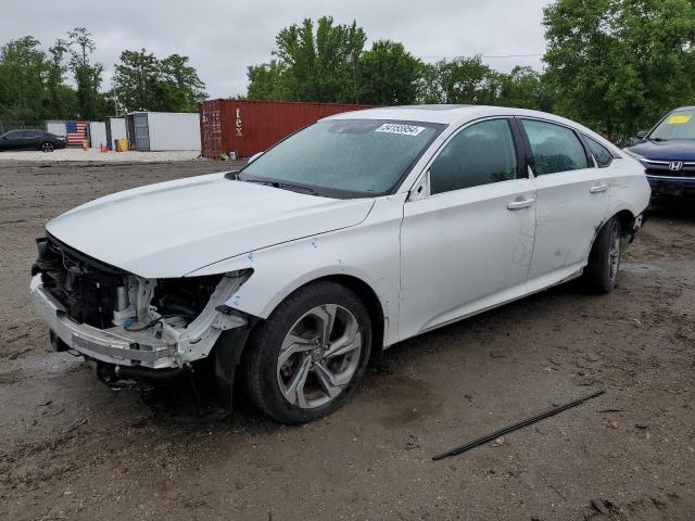 1HGCV2F59KA022333 - 2019 HONDA ACCORD EXL WHITE photo 1