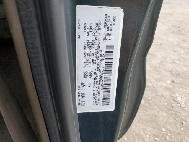 4TASN92N2XZ523111 - 1999 TOYOTA TACOMA XTRACAB PRERUNNER მწვანე ფოტო 12