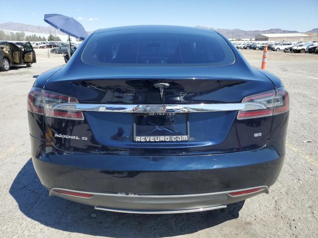5YJSA1H13EFP38425 - 2014 TESLA MODEL S BLUE photo 6