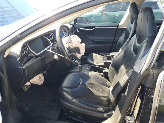 5YJSA1H13EFP38425 - 2014 TESLA MODEL S BLUE photo 7