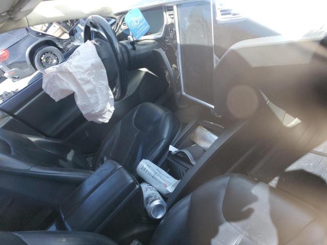 5YJSA1H13EFP38425 - 2014 TESLA MODEL S BLUE photo 8