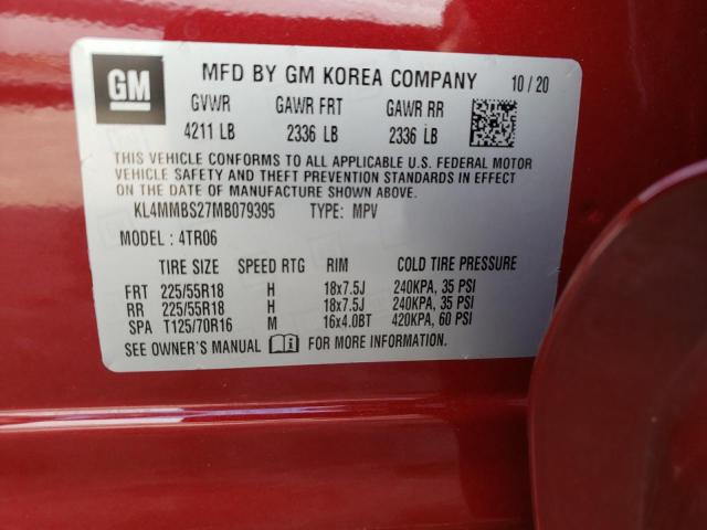 KL4MMBS27MB079395 - 2021 BUICK ENCORE GX PREFERRED RED photo 14