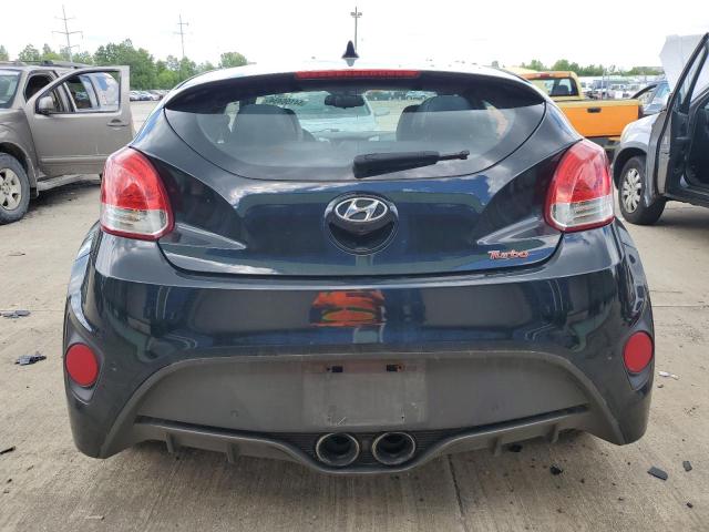 KMHTC6AE9DU110959 - 2013 HYUNDAI VELOSTER TURBO BLACK photo 6