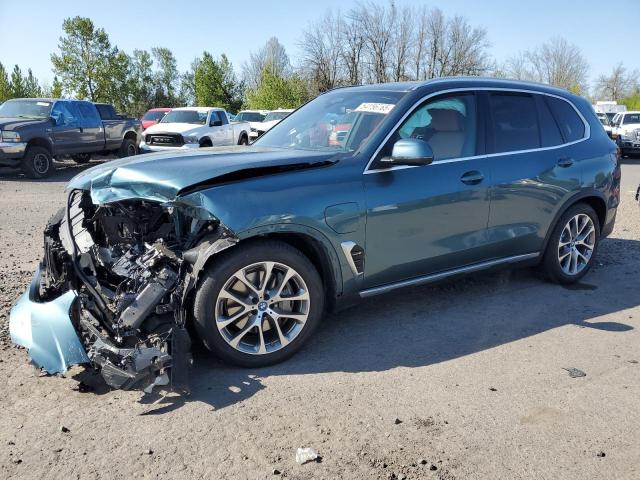 5UX43EU01R9T80389 - 2024 BMW X5 XDRIVE50E TEAL photo 1