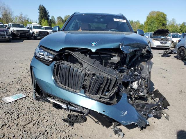 5UX43EU01R9T80389 - 2024 BMW X5 XDRIVE50E TEAL photo 5